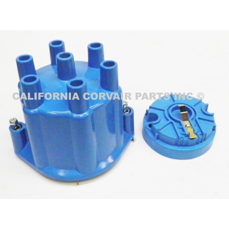 NEW ELECTRONIC DISTRIBUTOR CAP & ROTOR - BLUE