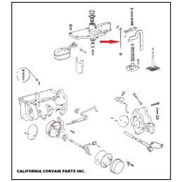 USED TURBO CARBURETOR METERING ROD - 1612
