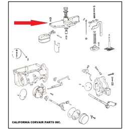 USED TURBO CARBURETOR BOWL COVER - 1965-66