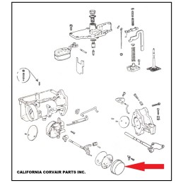 USED TURBO CARBURETOR CHOKE COVER
