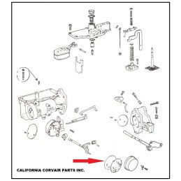 USED TURBO CARBURETOR CHOKE BAFFLE