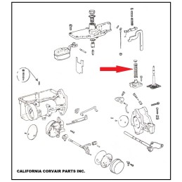 USED TURBO CARBURETOR PUMP SPRING & RETAINER