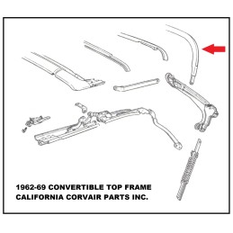 USED TOP REAR BOW - 1962-64