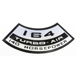 NEW AIR CLEANER LID STICKER - 140 HP