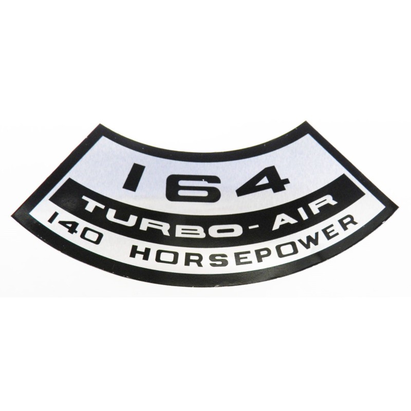 NEW AIR CLEANER LID STICKER - 140 HP