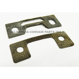 USED SET (2) VAN SIDE DOOR STRIKER & SPACERS