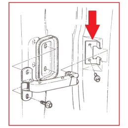 USED VAN DOOR CHECK PLATE
