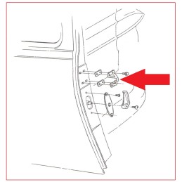 USED VAN REAR DOOR STRIKER