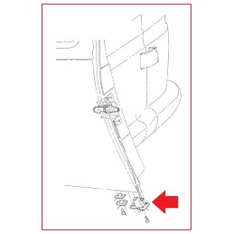 USED VAN REAR DOOR UPPER OR LOWER LATCH