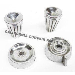 USED SET (4) RADIO KNOBS - 1961-64