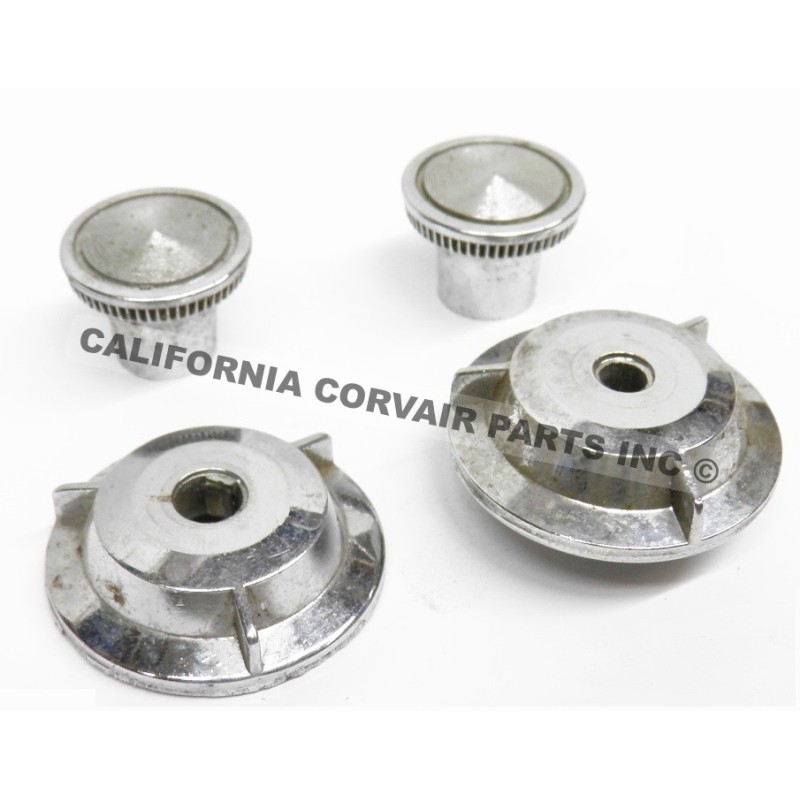 USED SET (4) RADIO KNOBS - 1965-66