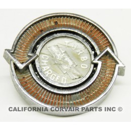 USED TURBO ENGINE LID EMBLEM - 1962-64