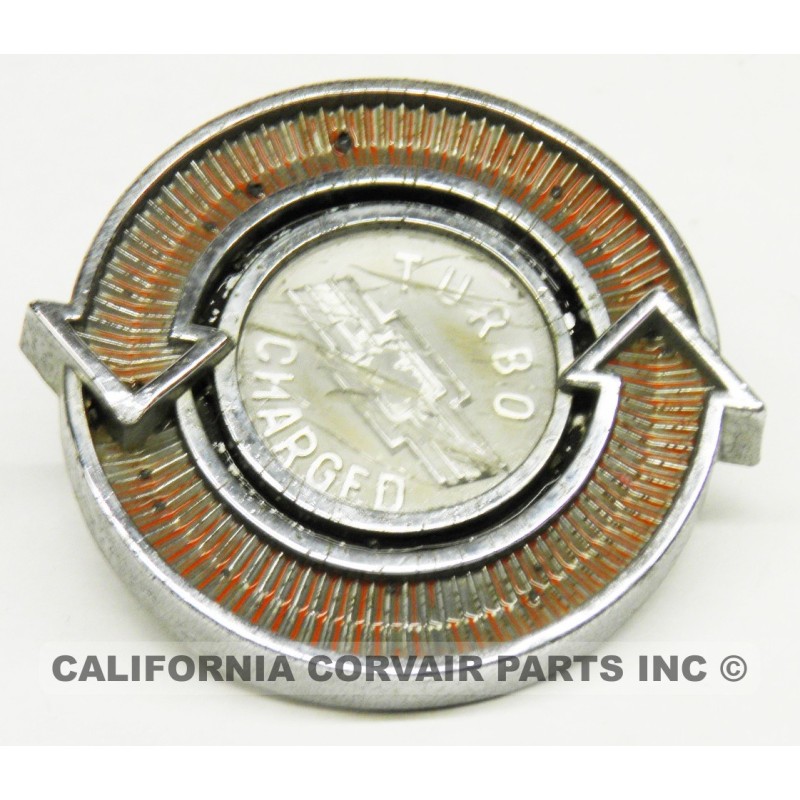 USED TURBO ENGINE LID EMBLEM - 1962-64