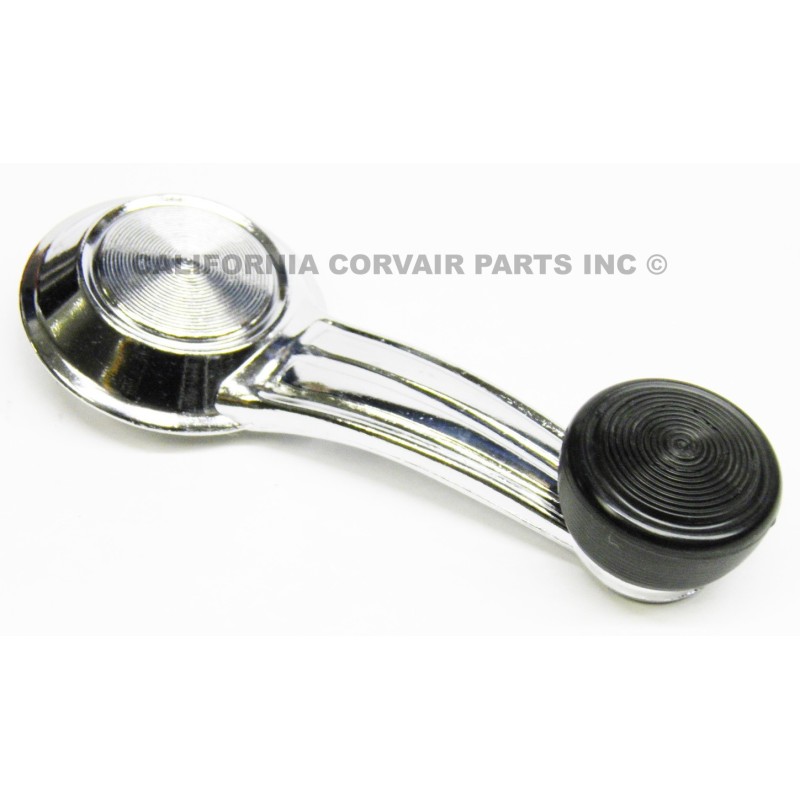 NEW WINDOW CRANK HANDLE-BLACK-KNOB - 1967-69