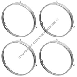 NEW SET (4) HEADLIGHT RETAINER RINGS