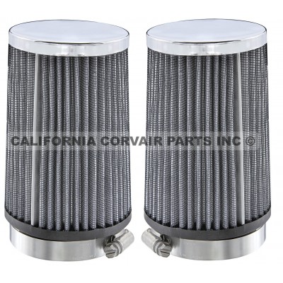 NEW CHROME REUSEABLE AIR FILTERS
