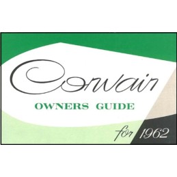 NEW OWNERS MANUAL - 1962