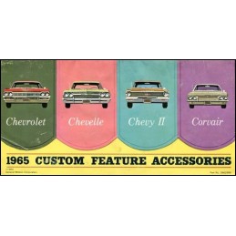 NEW CUSTOM FEATURES BROCHURE - 1965
