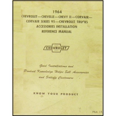 USED 1964 CHEVROLET ACCESSORIES BOOK