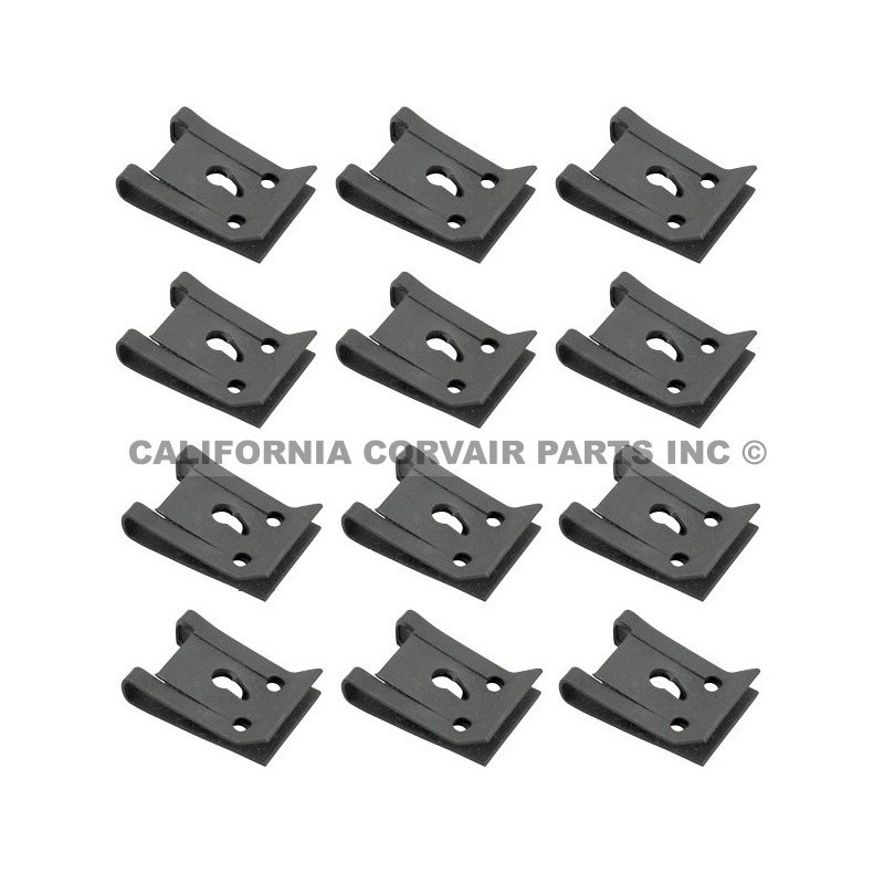 NEW SET (12) ENGINE SHEETMETAL CLIPS