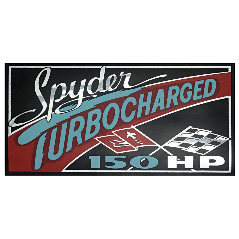 NEW TURBO AIR CLEANER STICKER - 1964