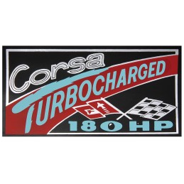 NEW TURBO AIR CLEANER STICKER - 1965