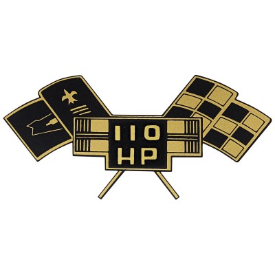 NEW 110 HP ENGINE DECAL