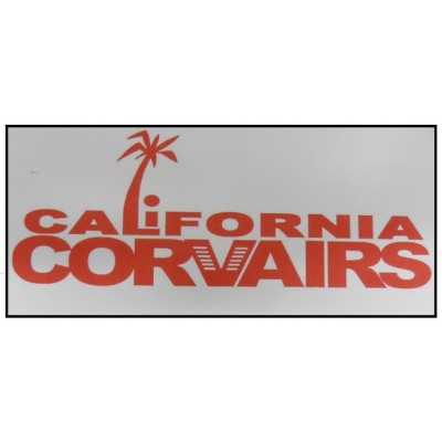 NEW CALIFORNIA CORVAIRS DECAL