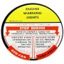 NEW GLOVEBOX DOOR DECAL - 1965-69