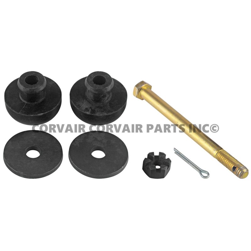 NEW 1964 LEAF SPRING HARDWARE & BUSHINGS SET - ONE SIDE