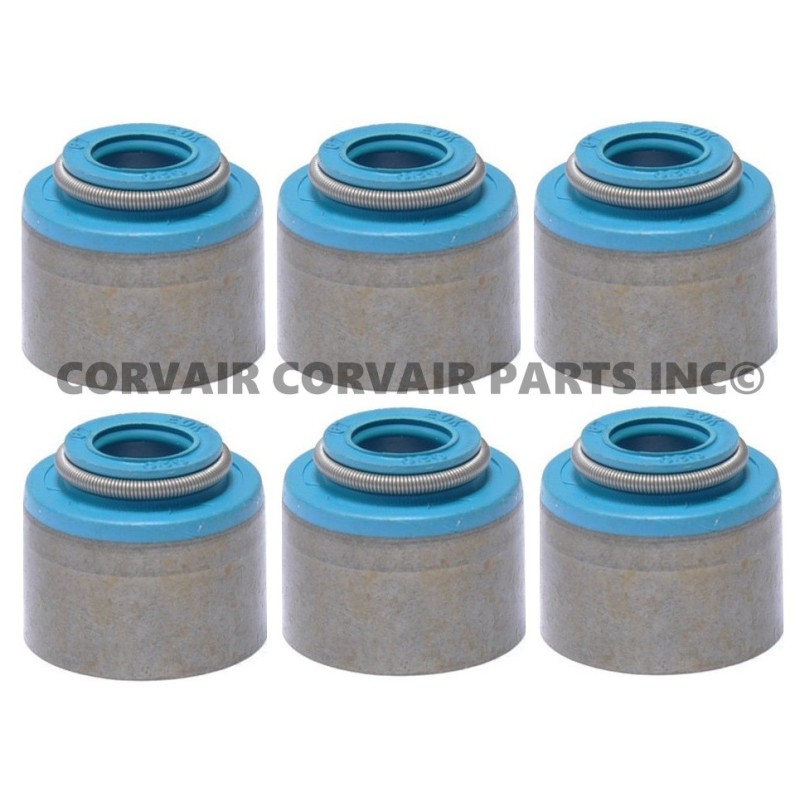SET (6) VITON VALVE STEM SEALS