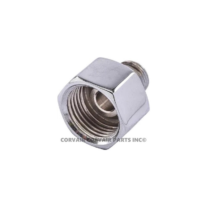 CHROME FUEL PUMP INLET FITTING