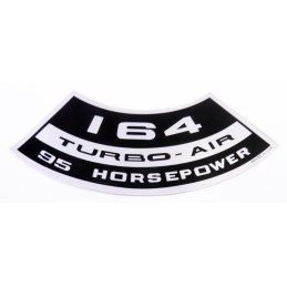 NEW AIR CLEANER LID STICKER - 95 HP