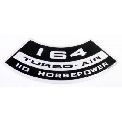 NEW 110 HP AIR CLEANER DECAL