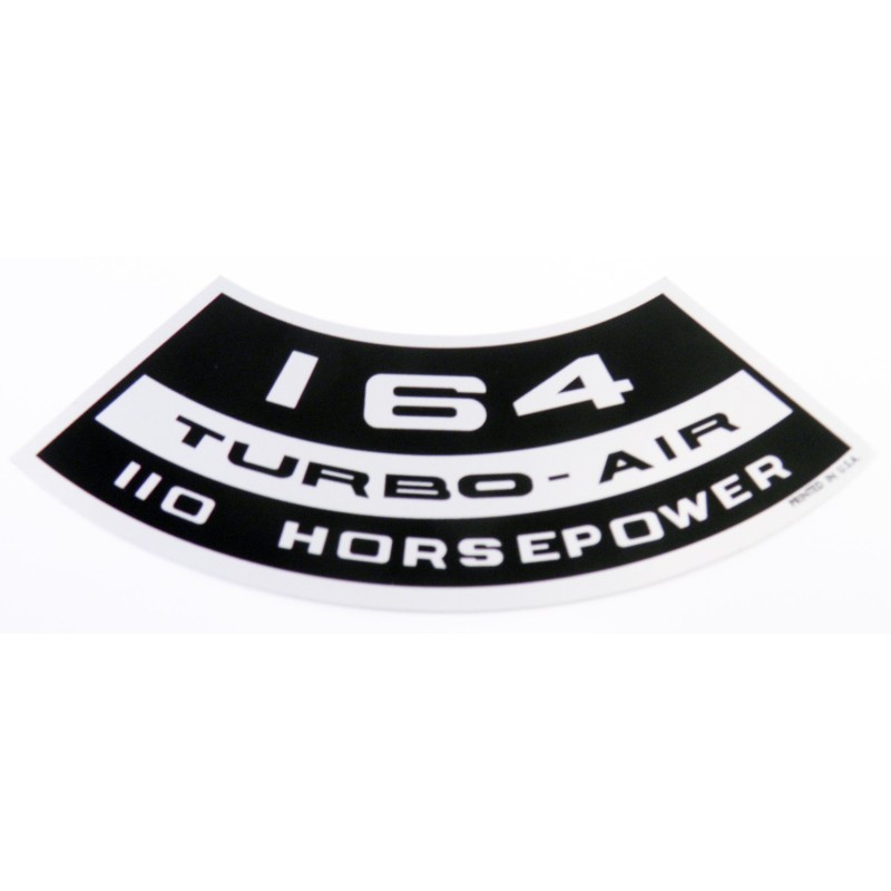NEW AIR CLEANER LID DECAL - 110 HP