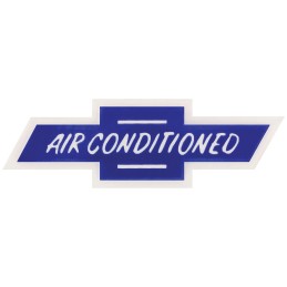 AIR CONDITIONED WINDOW STICKER