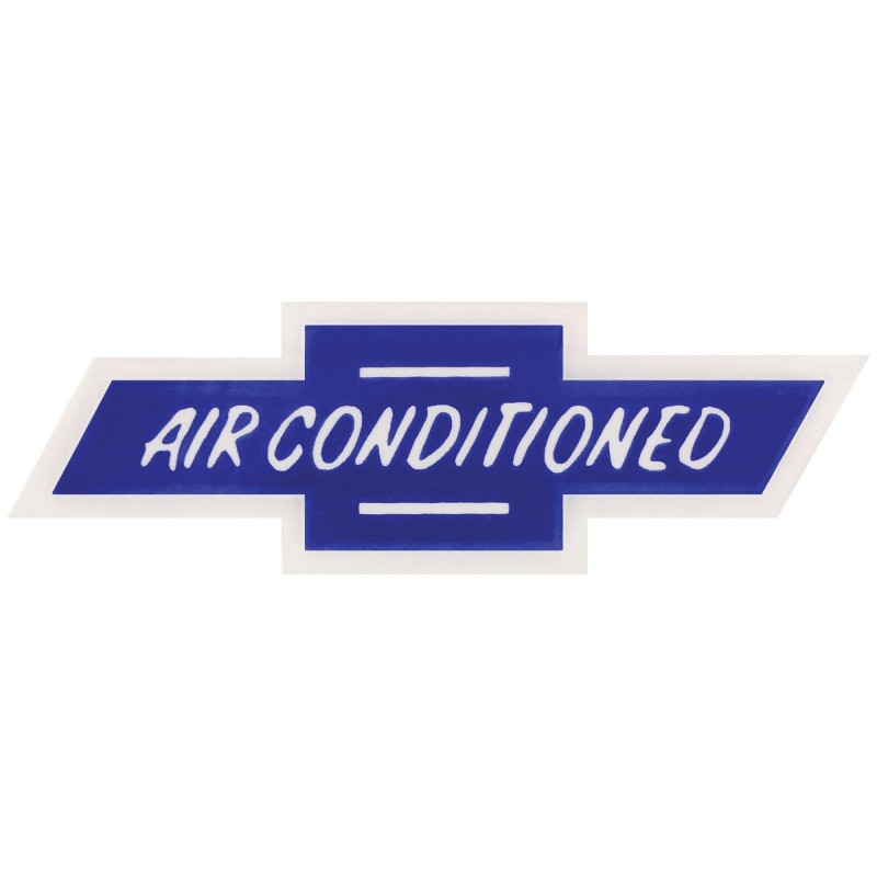 AIR CONDITIONED WINDOW STICKER