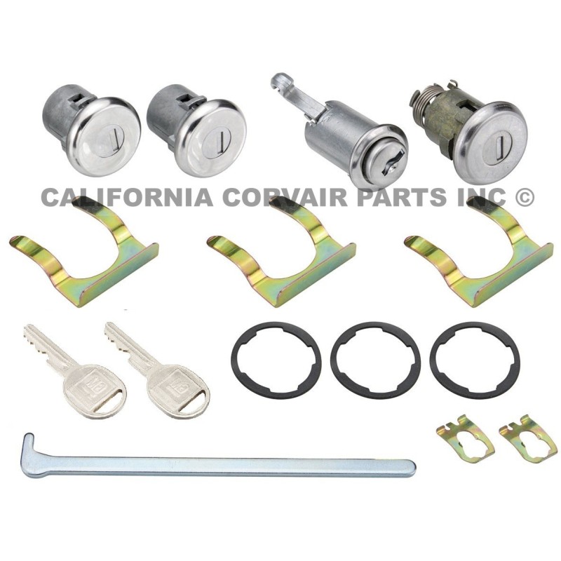 NEW DOOR LOCKS TRUNK & GLOVEBOX - 1967-69