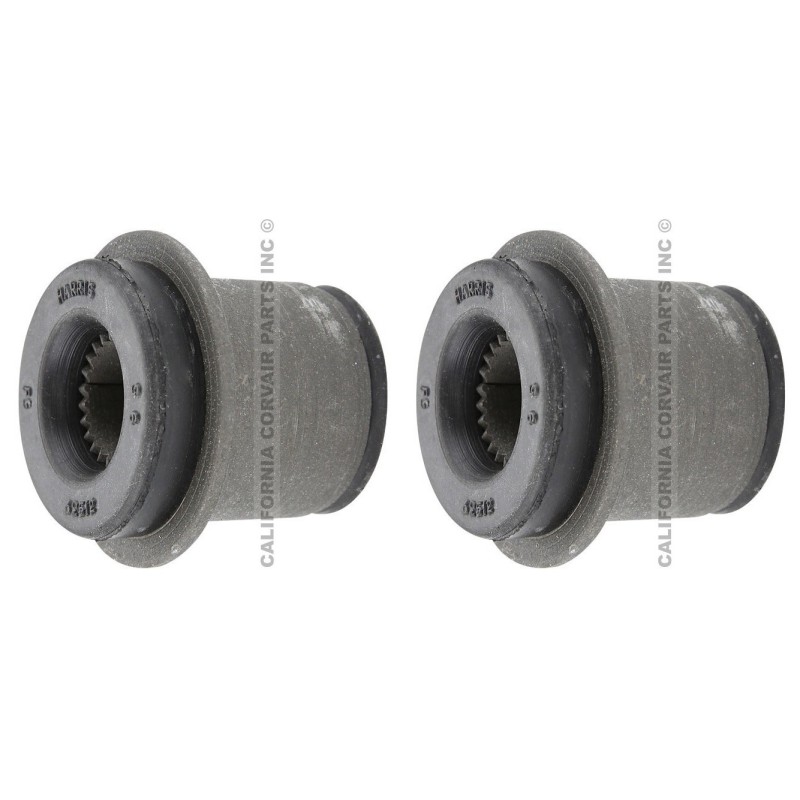 NEW SET (2) UPPER A-ARM REARWARD BUSHINGS - 1960-64