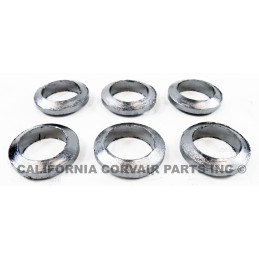 SET (6) EXHAUST MANIFOLD PACKINGS - 110 HP
