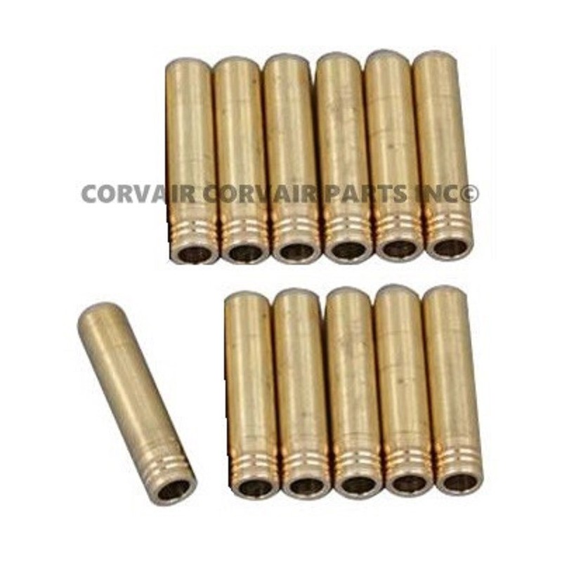 NEW SET (12) BRONZE VALVE GUIDES - .001
