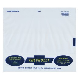 NEW OWNERS MANUAL ENVELOPE - 1963-66