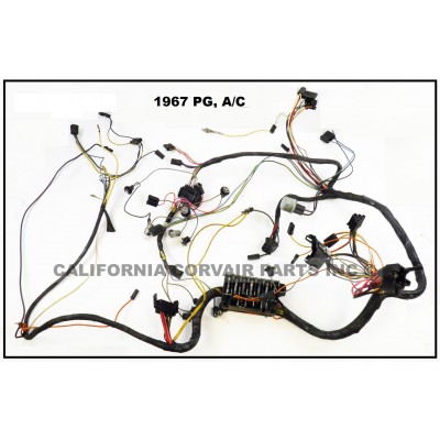 USED 1967 FUSE BLOCK HARNESS WITH AIR COND