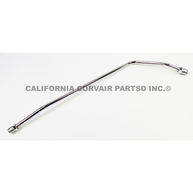 NEW CHROME TURBO CARBURETOR GAS LINE - 1965-66
