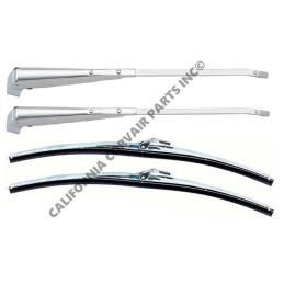 NEW FULL SET (4) WIPER ARMS & BLADES - 1960-64