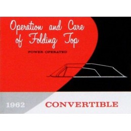 NEW FOLDING TOP BOOKLET - 1962