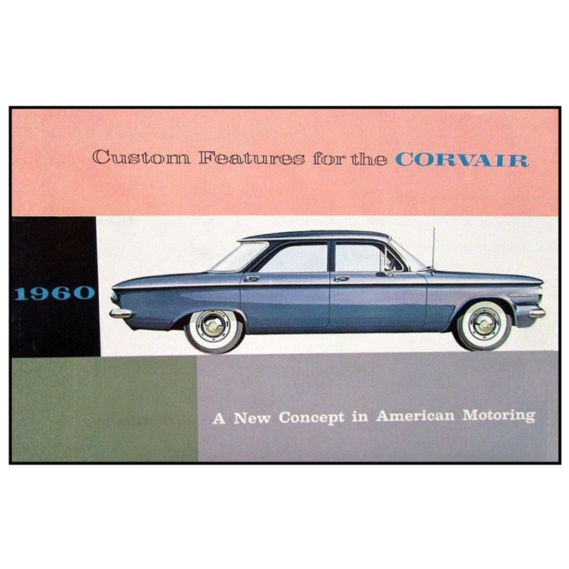 NEW CUSTOM FEATURES BROCHURE - 1960