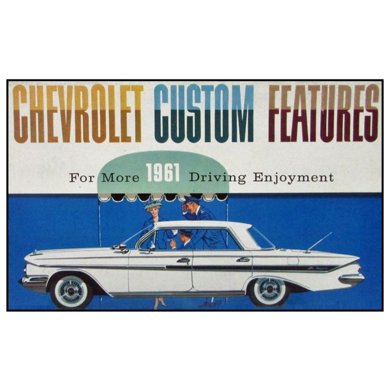 NEW CUSTOM FEATURES BOOKLET - 1961