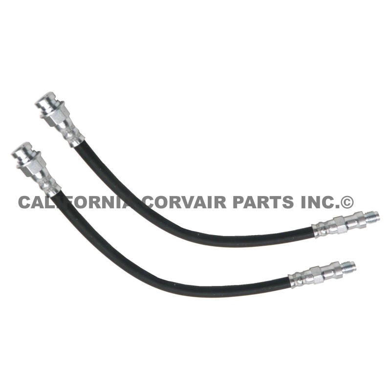 NEW SET (2) FRONT BRAKE HOSES - 1965-68