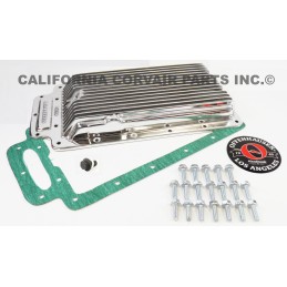 NEW POLISHED ALUMINUM OIL PAN KIT